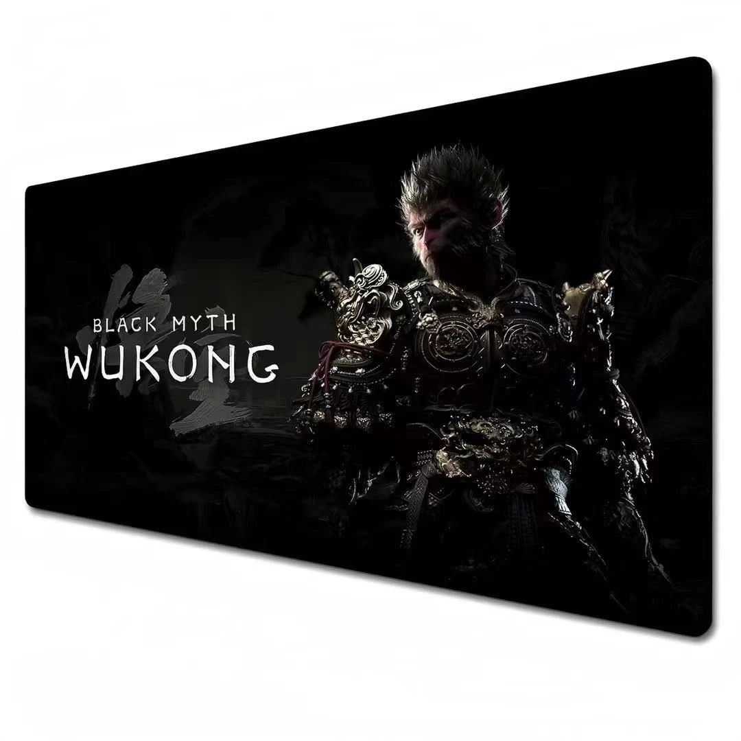 黑孙悟空图案鼠标垫键盘游戏电竞键盘垫