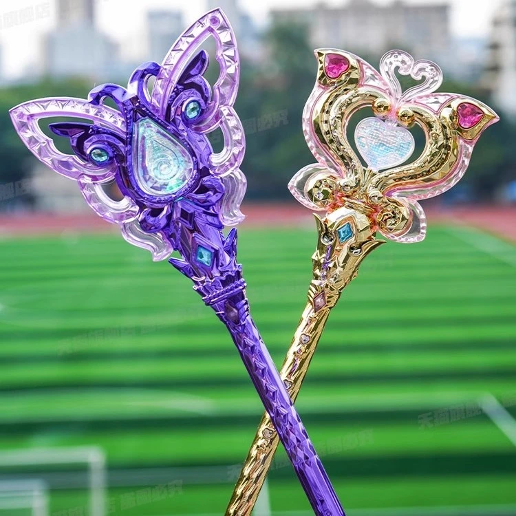 巴啦啦小魔仙魔法棒黑魔仙变身器电镀工艺小月周年纪念版节日礼物