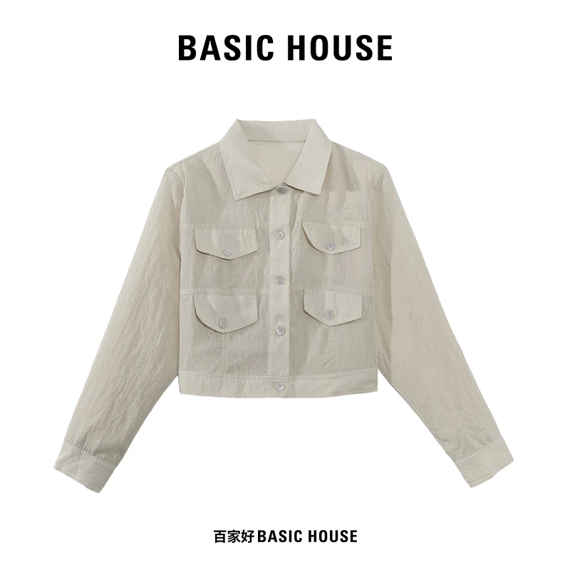 Basic House/百家好2025年夏季新款时尚百搭潮流上衣女7852YY