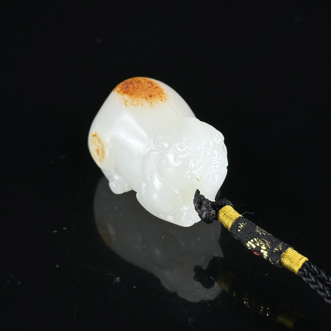 20世纪和田玉瑞兽把件  CX131106008*【国营徐州】