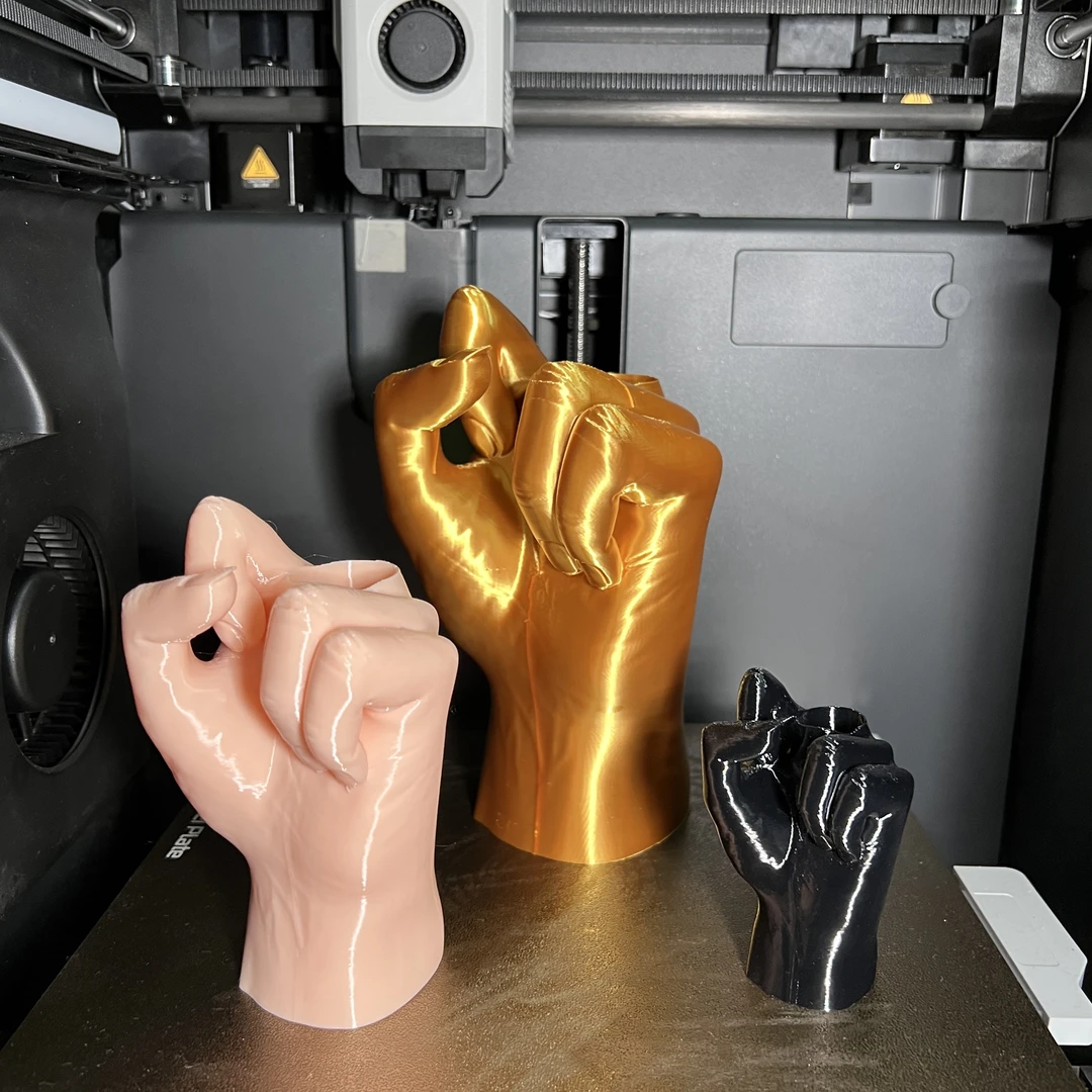 3D打印趣味手指可伸缩模型艺术品有趣礼物摆件解压小玩具