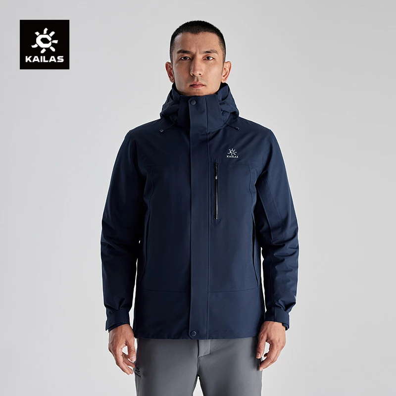 Kailas/凯乐石秋冬三合一冲锋衣防风登山保暖外套-KG2341140