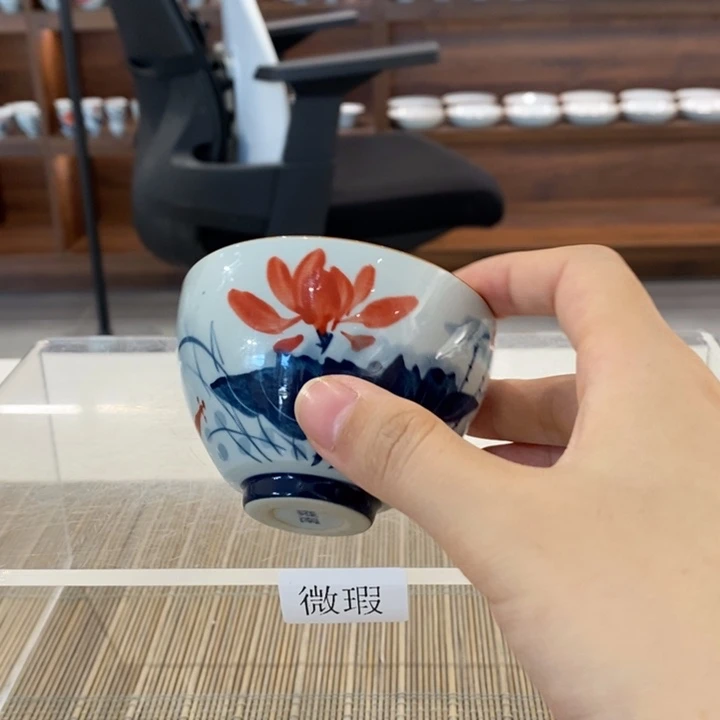 釉下老陶泥手工绘制