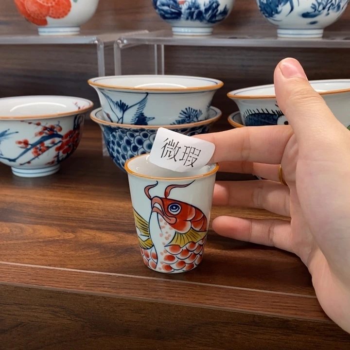 釉下老陶泥手工绘制