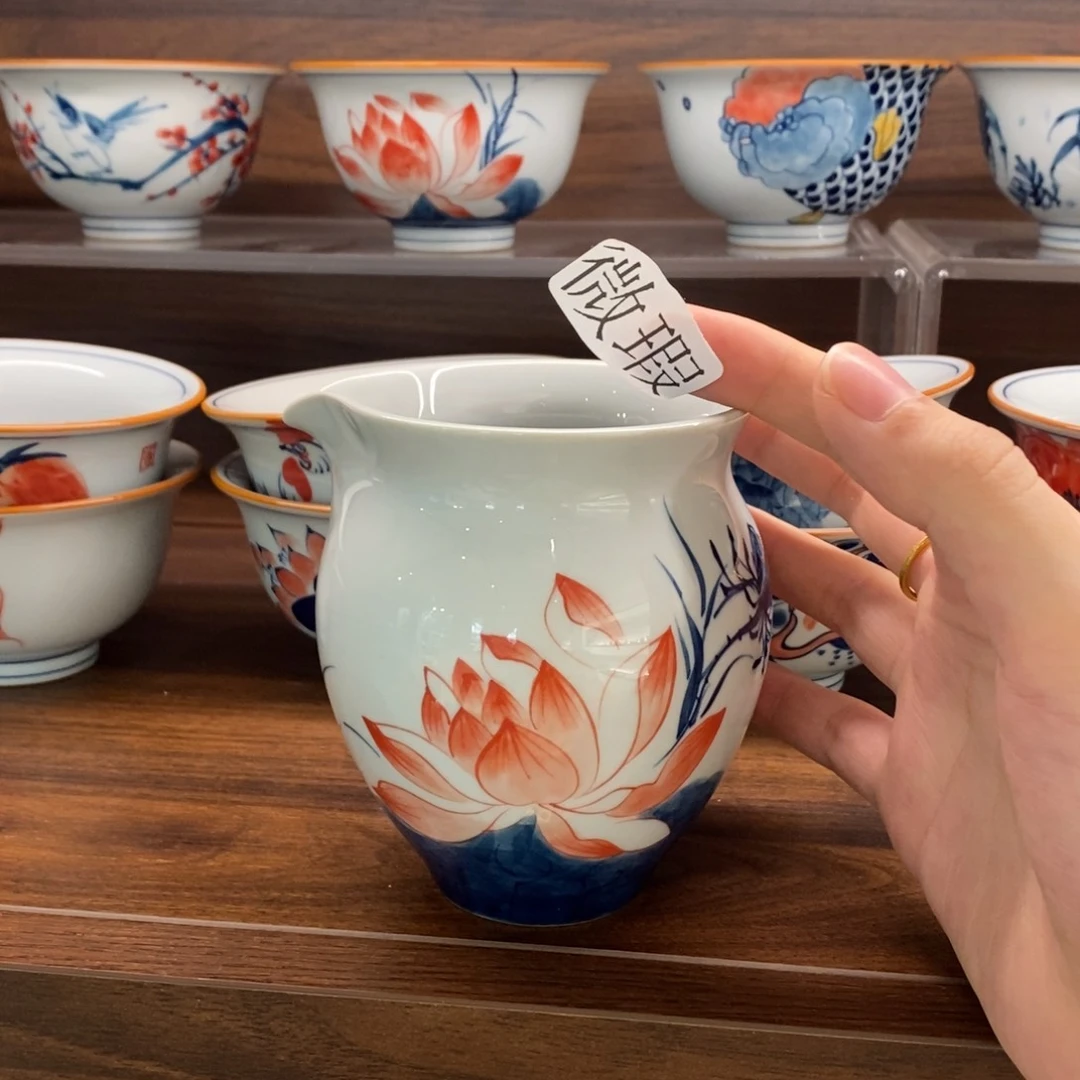 釉下老陶泥手工绘制
