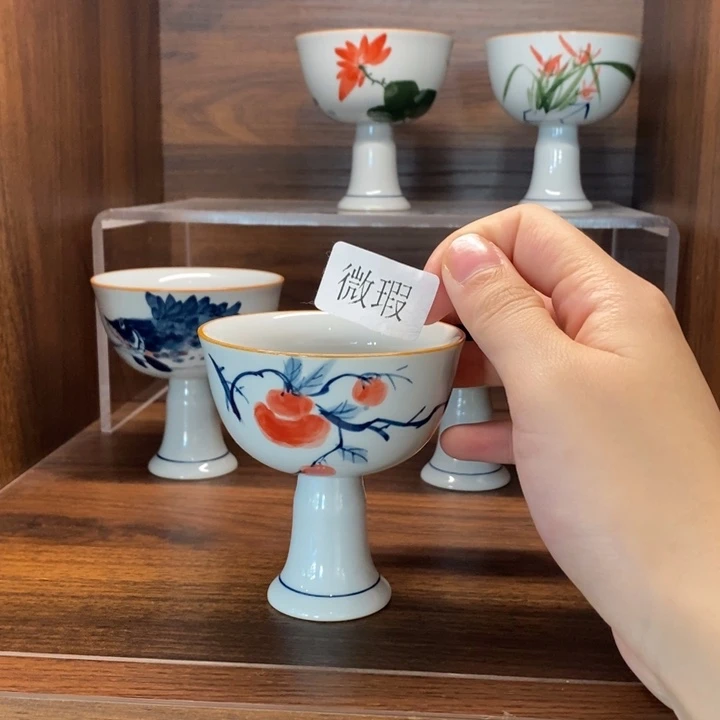 釉下老陶泥手工绘制