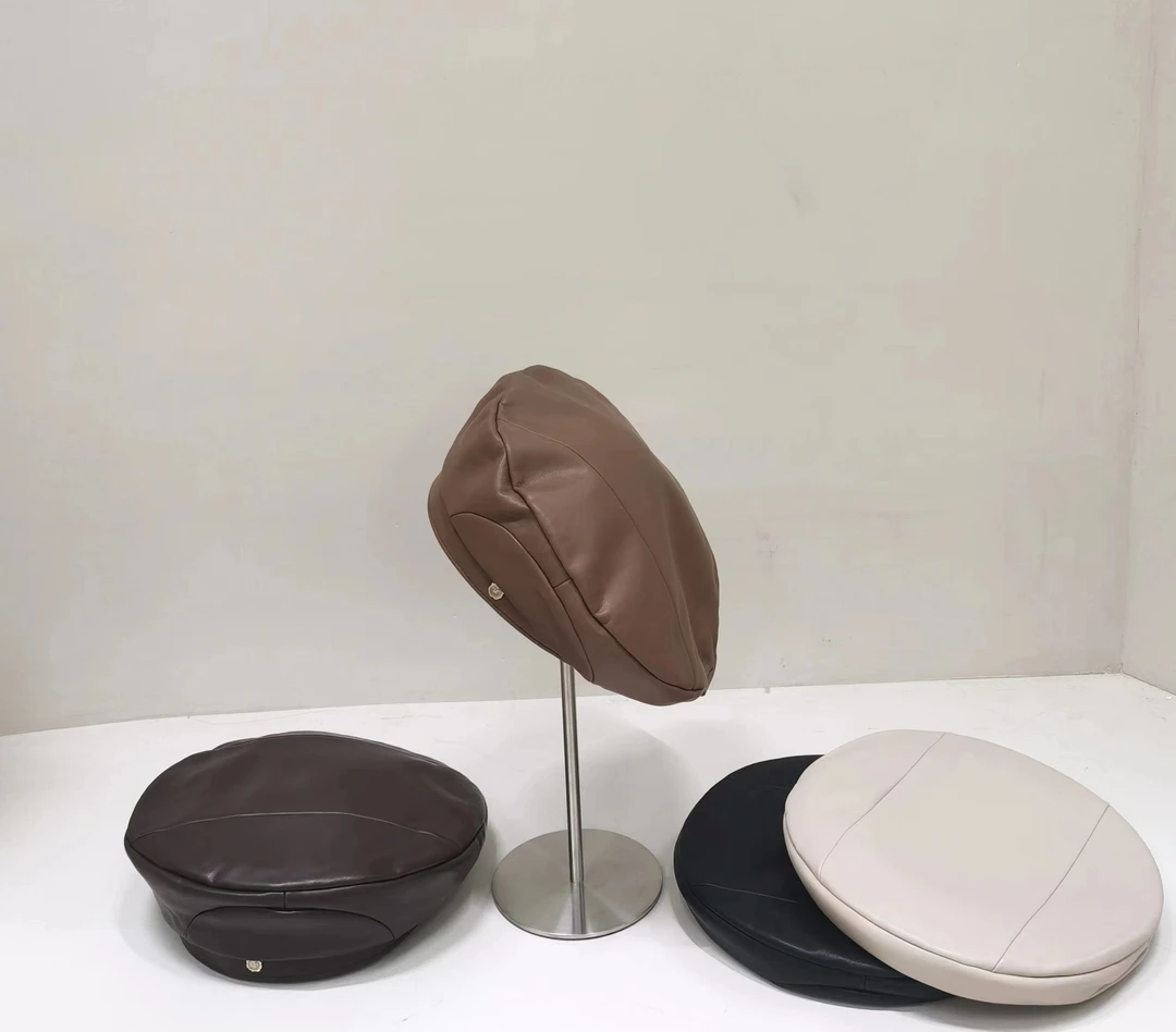 帽之都秋季新款四色贝雷帽22007