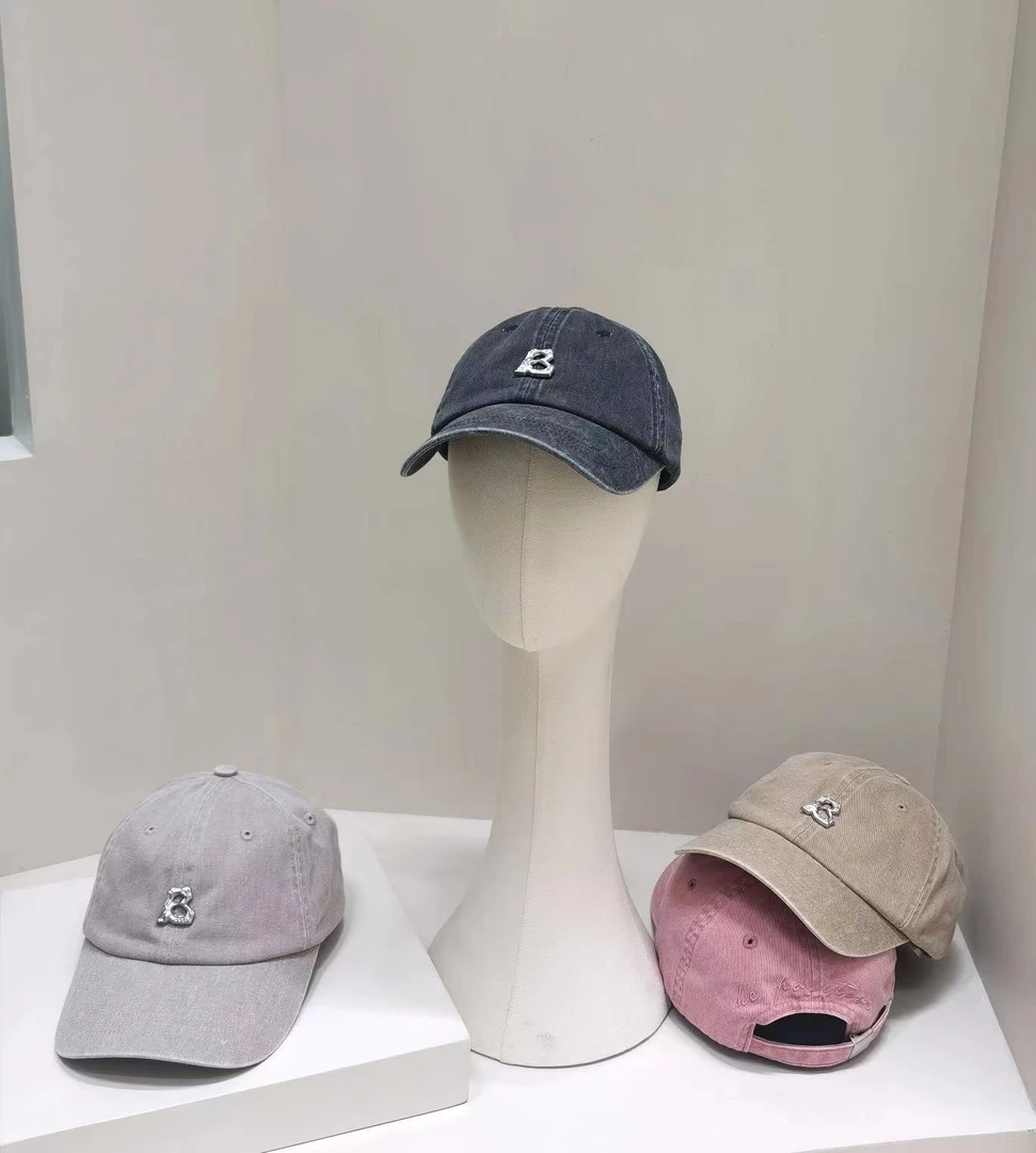帽之都B字母牛仔棒球帽23660