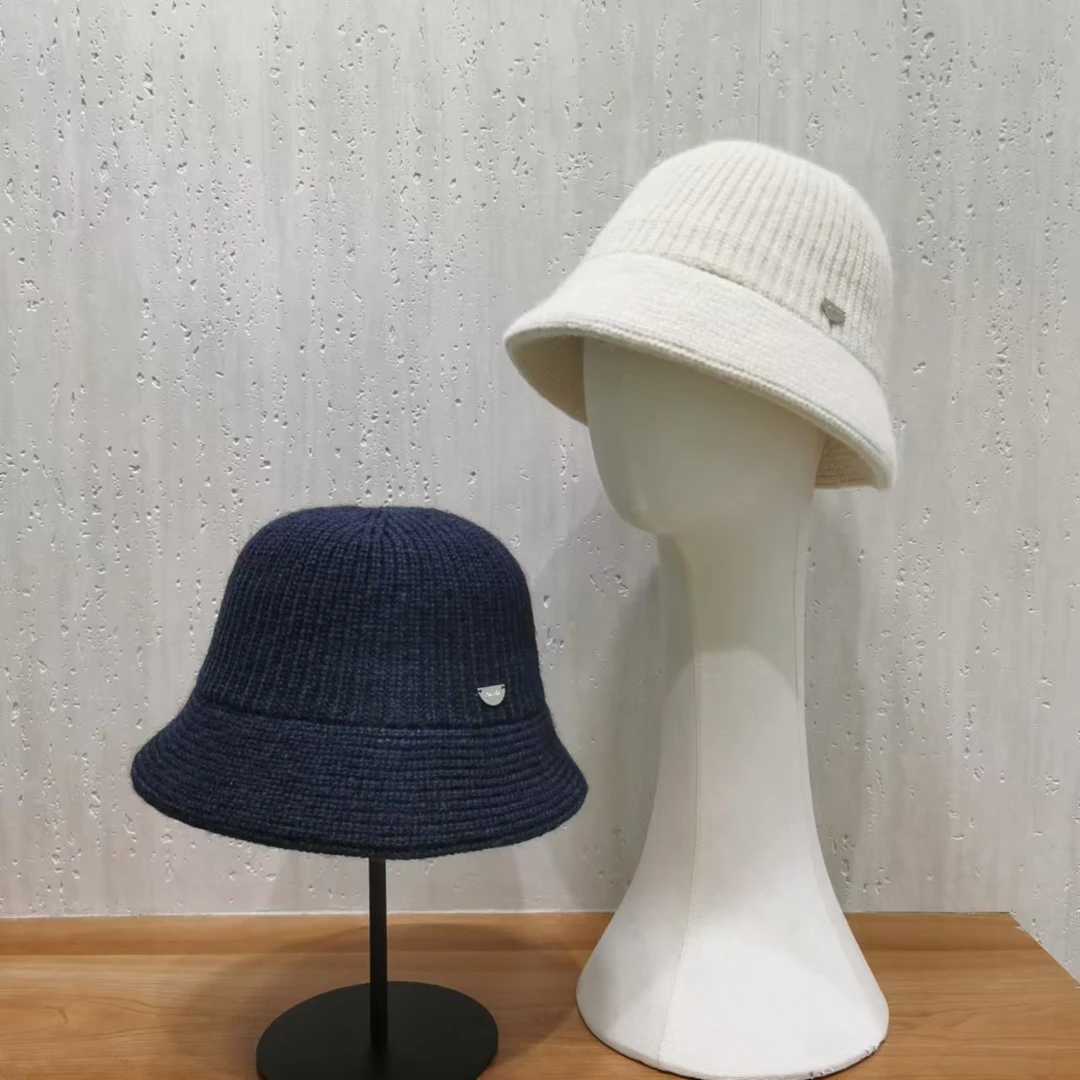 帽之都秋冬保暖显脸小针织盆帽