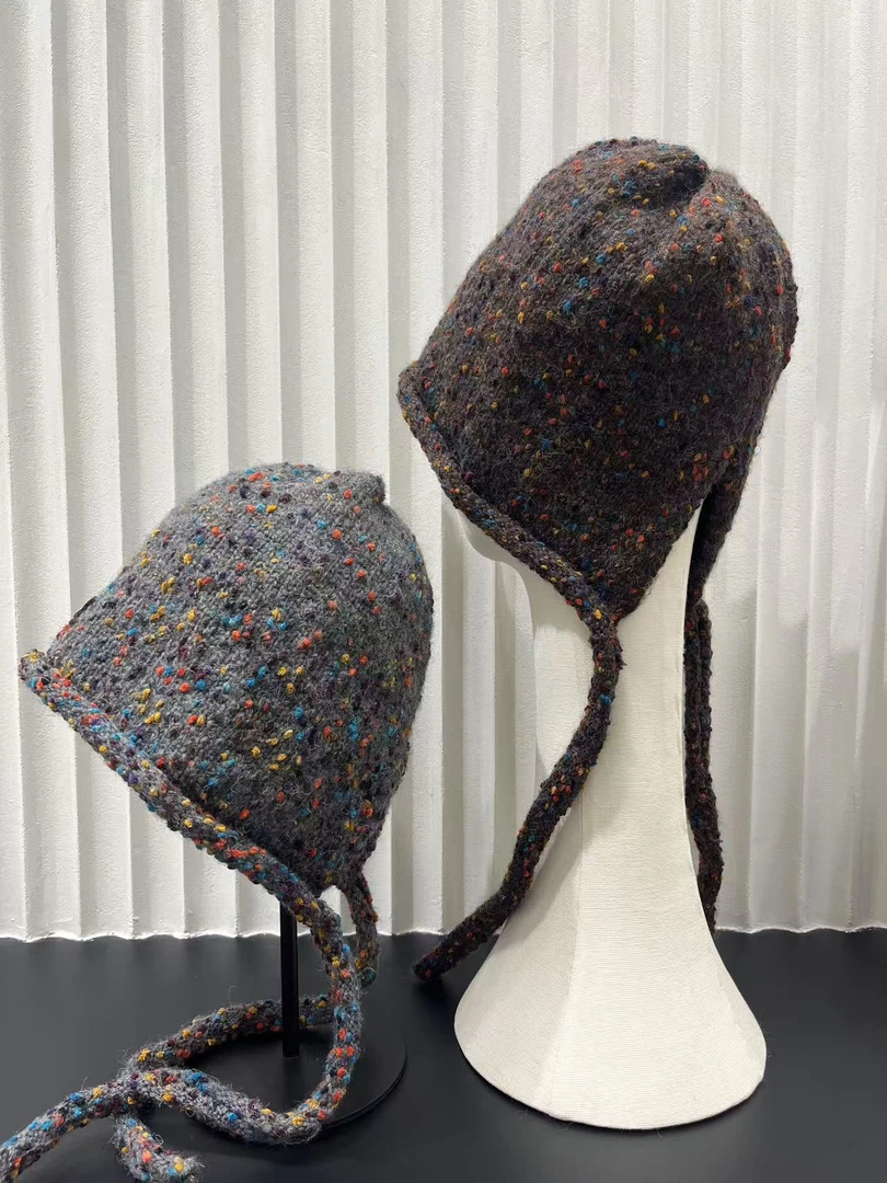 帽之都时尚镂空针织辫子毛线帽M307