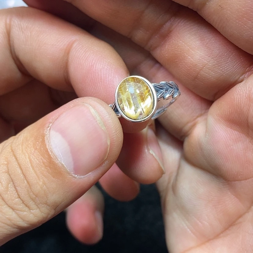 【闪购商品】水晶戒指银S925镶嵌