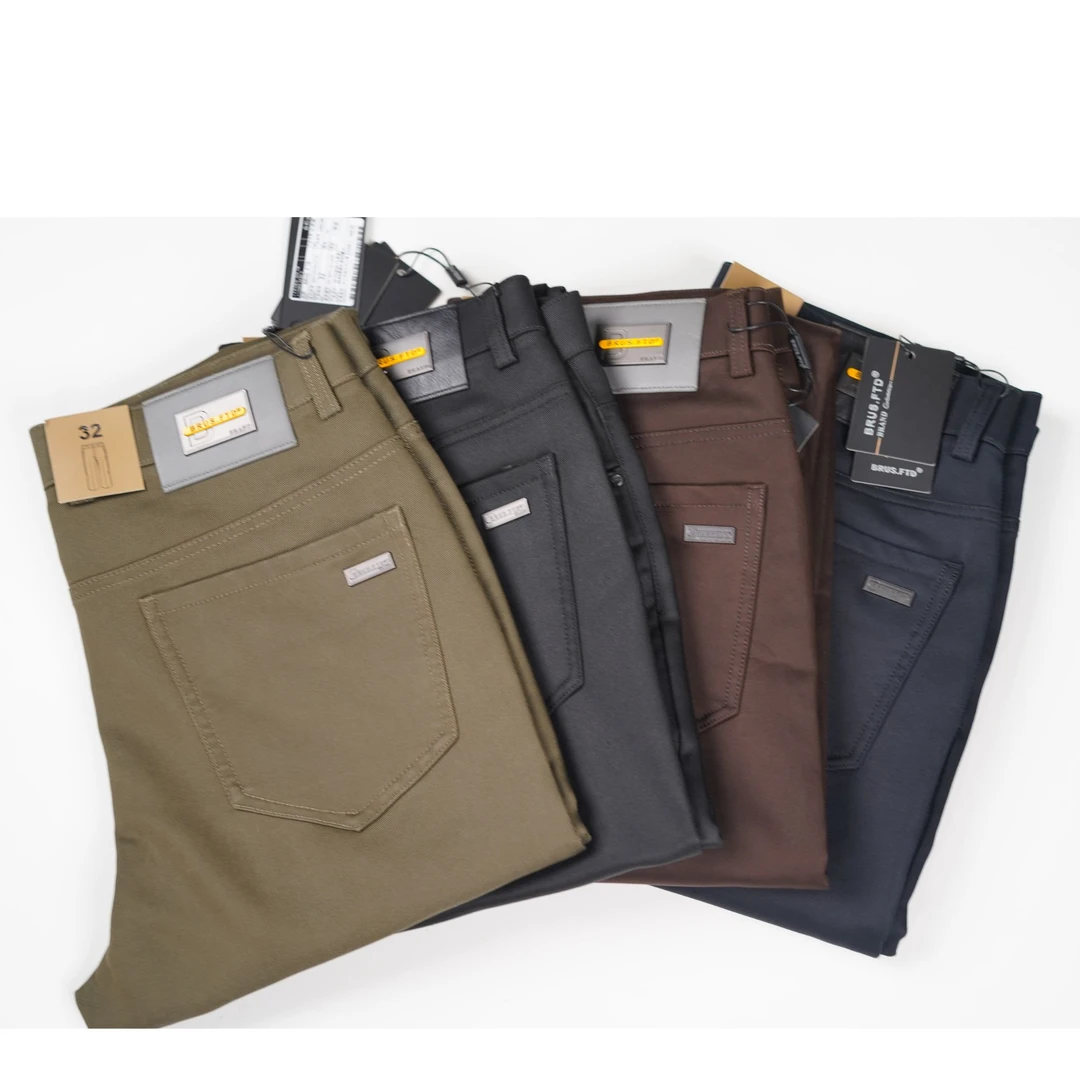 Y089裤子男士休闲裤男裤直筒长裤弹力男装