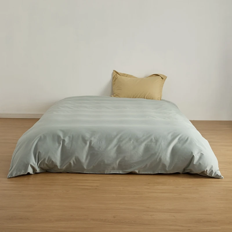 五星级酒店加厚100%纯棉磨毛全棉轻奢被罩纯色被套床上用品