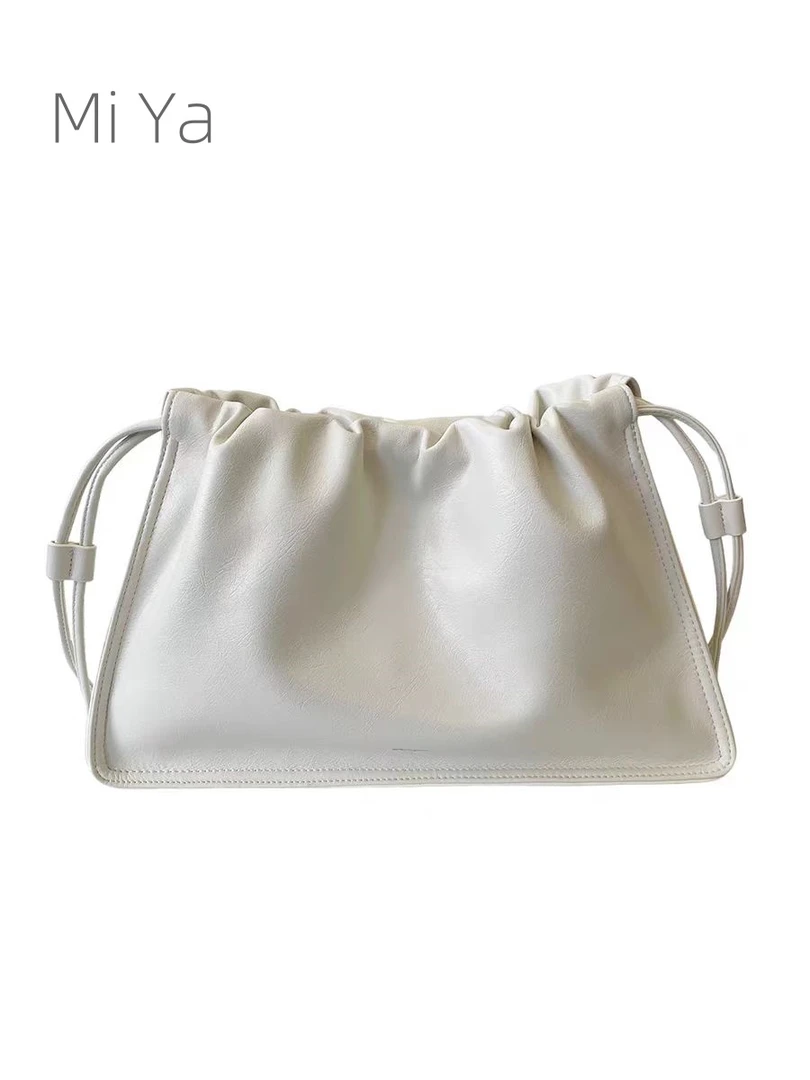 【云朵】法式云朵腋下小众设计师链条抽绳褶皱通勤水桶单肩斜跨包