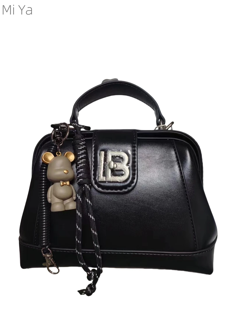 【夹子包】新款高级感小香风夹子医生包时尚复古百搭手提单肩斜挎包