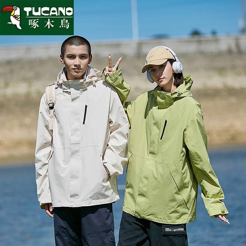 TUCANO/啄木鳥夏季休闲夹克男装2024冲锋衣户外新款潮流防风外套