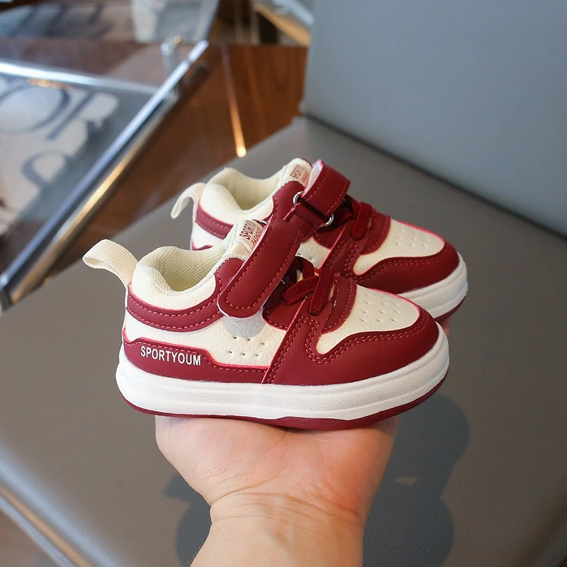 女童板鞋宝宝学步鞋软底春秋防滑透气婴儿鞋子男童运动鞋儿童鞋子