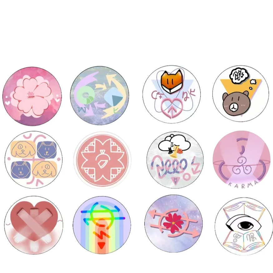 【wishrich】多金原创设计时尚百搭10代暴击贴纸（感情款）-多金制造