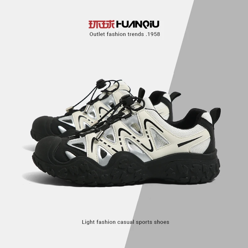 环球厚底丑萌凉鞋女时尚新款秋季爆款透气百搭休闲软底罗马老爹鞋