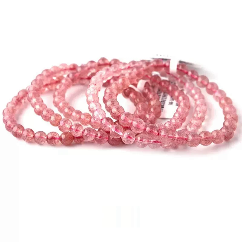 FERYSROG/翡尚草莓晶手链女男6mm