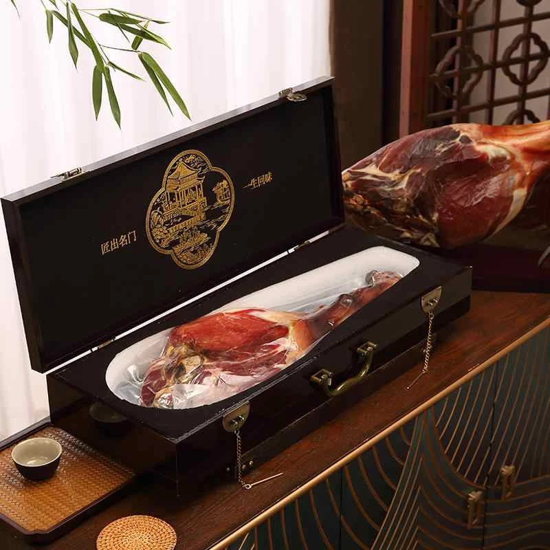 名门匠师金华火腿礼盒黑猪整腿3kg高档商务特产送礼年货节日礼品