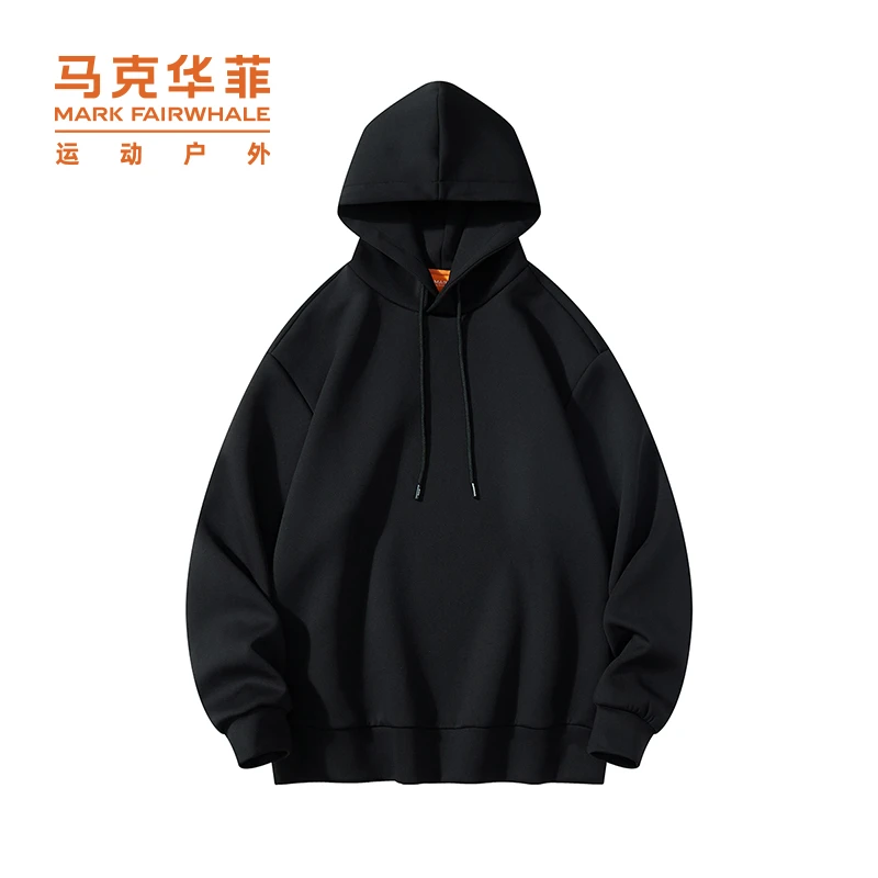 马克华菲2023春秋男士长袖连帽纯色运动秋季户外休闲百搭韩版潮流