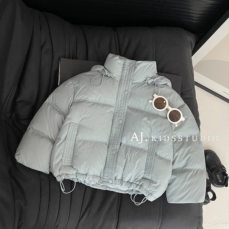 qc【现货】阿卷冬装韩版儿童双倍充绒加厚保暖日常羽绒服MPG5325