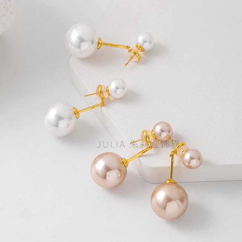 合金耳饰 2024新款轻奢小众耳环高级感耳饰女 朱莉娅（RH542）