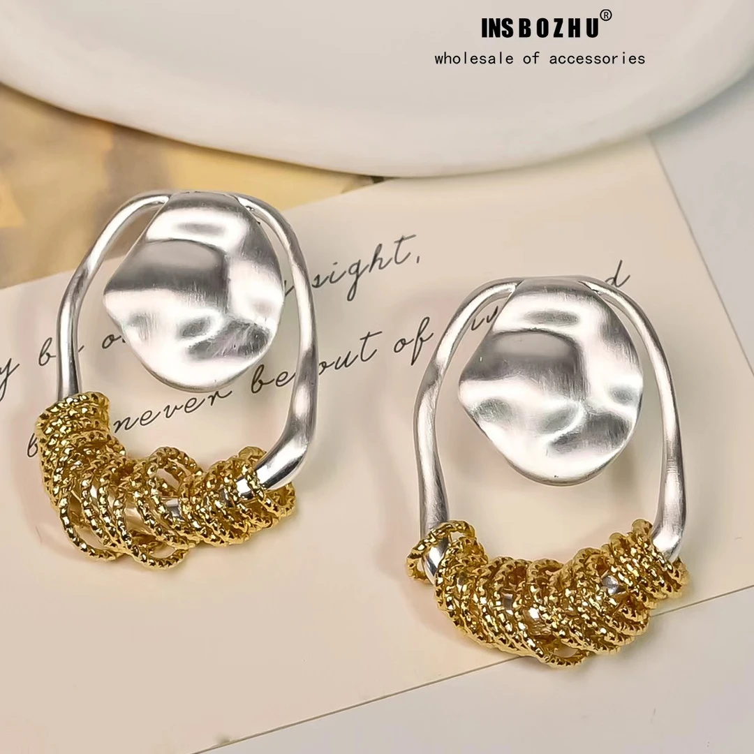 钛钢耳饰 简约气质2024新款爆款冷淡风高级感耳饰 朱莉娅（RH556）