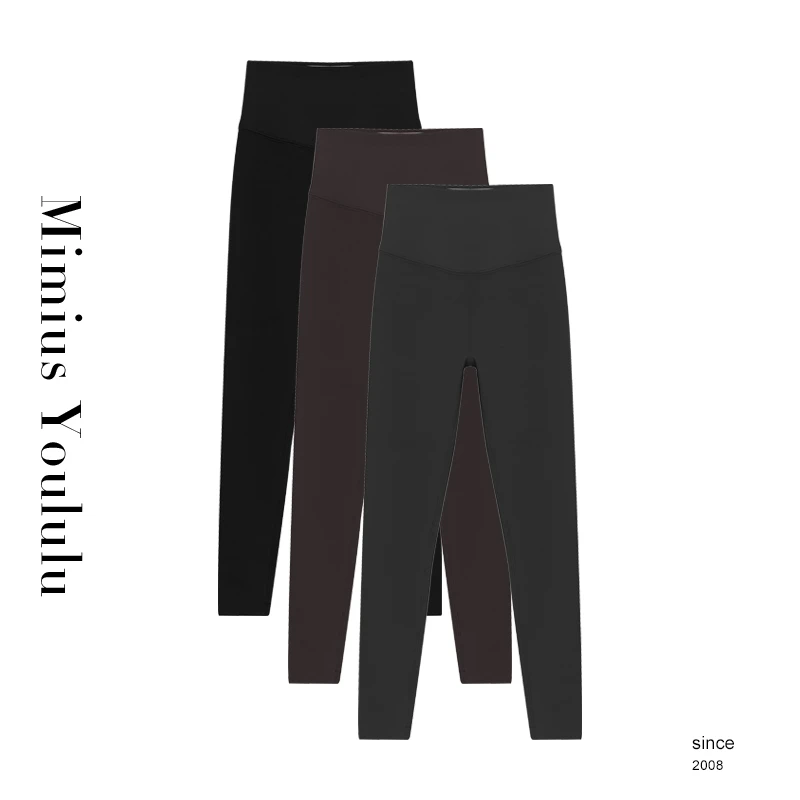 【mimius】七七 秋冬加绒天然乳胶高弹润肤芭比瑜伽裤 WF10307