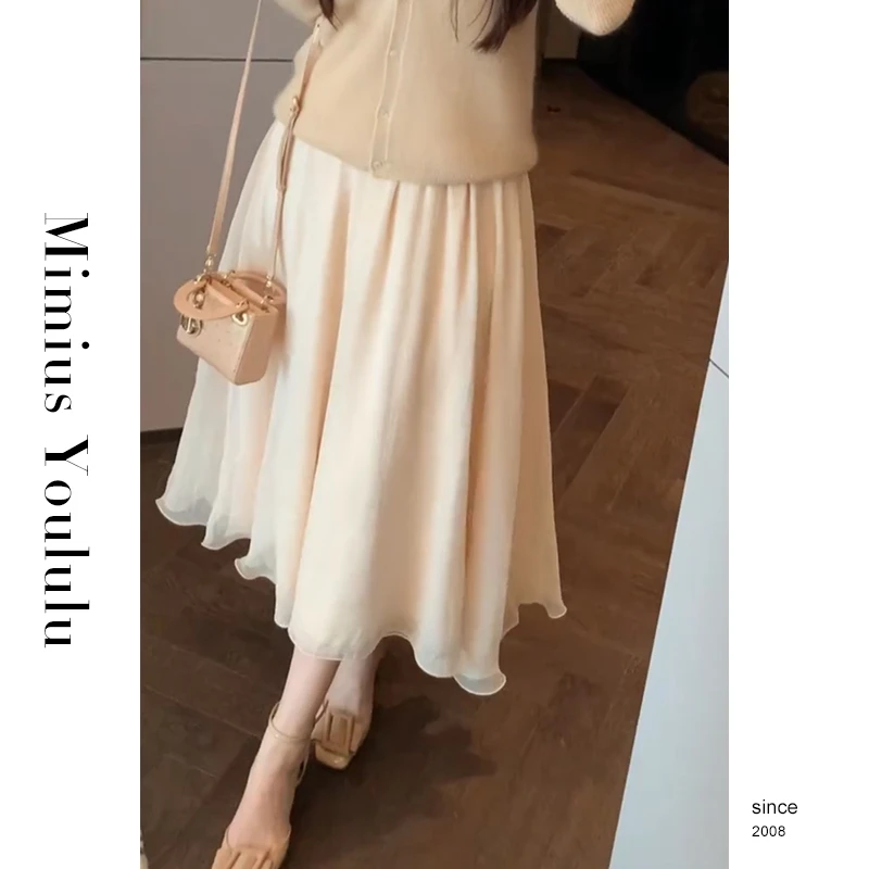 【mimius】游鹿鹿  月亮女神～大裙摆仙女裙高腰伞裙 F09109-1