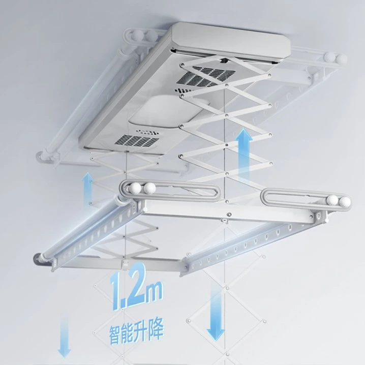 HIGOLD/悍高1.1米主机悍高智能语音遥控升降晾衣架电动烘干通用