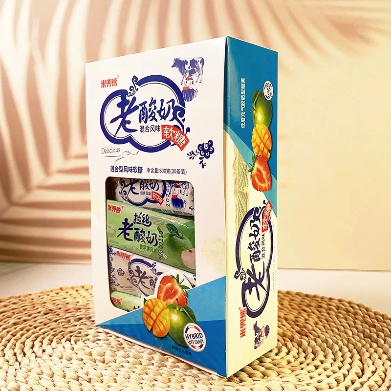米兜熊拉丝长条老酸奶