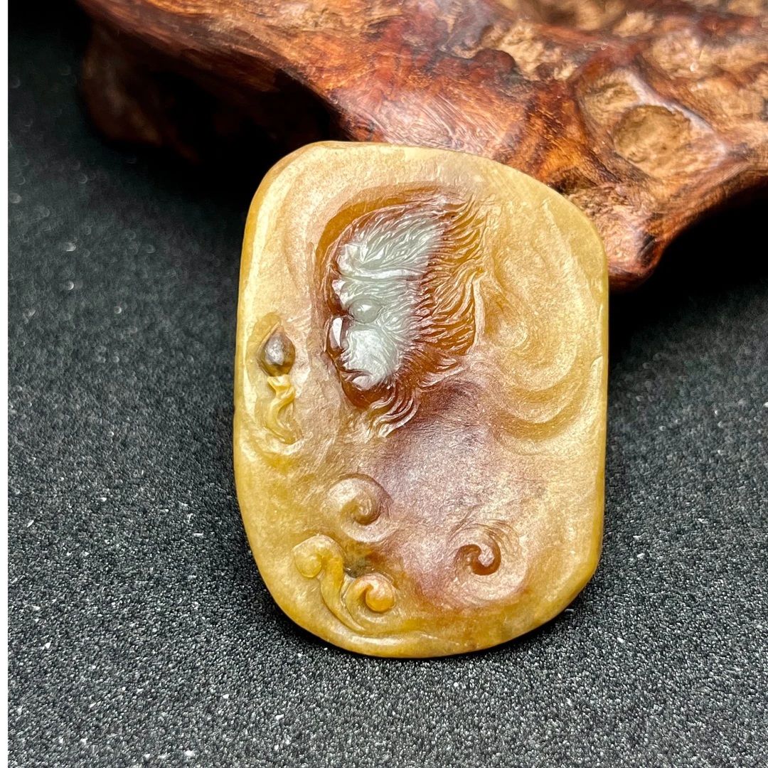 已结缘缅甸翡翠A货齐天大圣