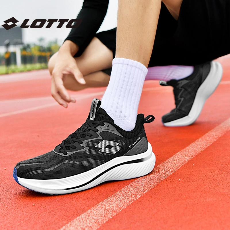 LOTTO/乐途碳板跑步鞋时尚休闲鞋秋季透气网面运动鞋百搭轻便舒适
