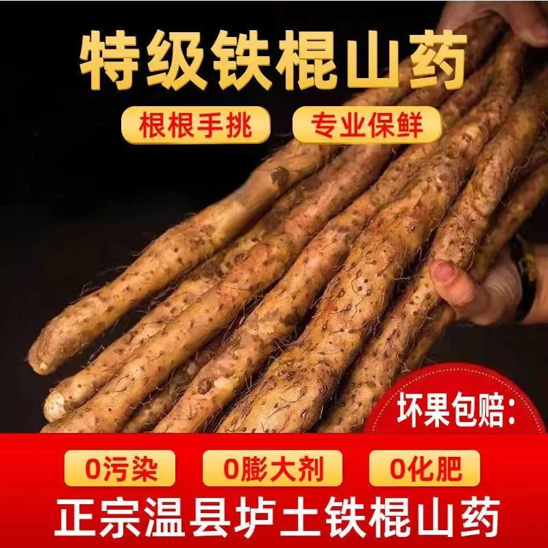 焦作温县直发垆土地铁棍山药【3斤】【5斤】装顺丰包邮自家种植