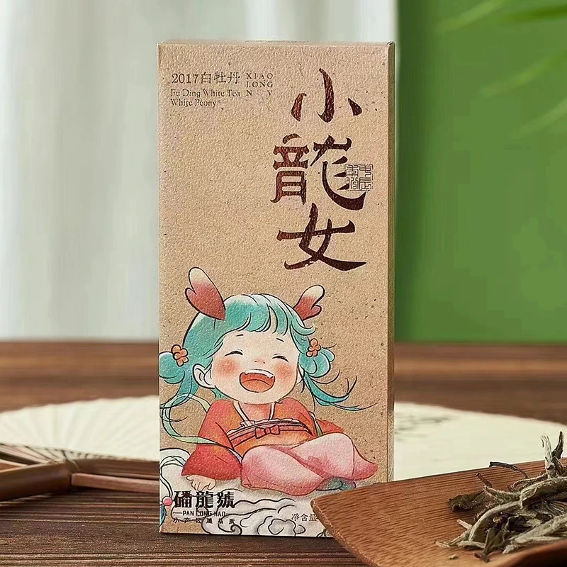 磻龙号福鼎老白茶 小龙女 2017年白牡丹茶叶 盒装10g 5g*2泡