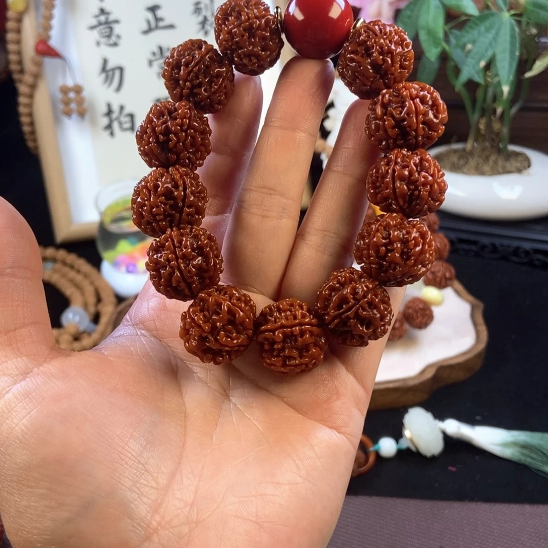金刚菩提吊坠206手串红珠