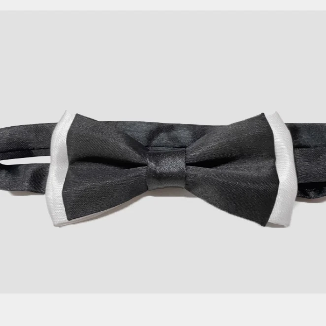 皇朝拉丁舞服男童领结黑白色衬衫英伦韩版拉丁舞比赛蝴蝶结H012