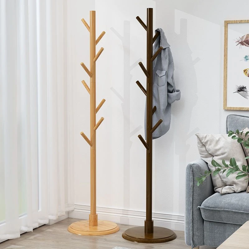 衣服架落地式晾衣架卧室房间简易家用一体立式门后出租屋衣服包架