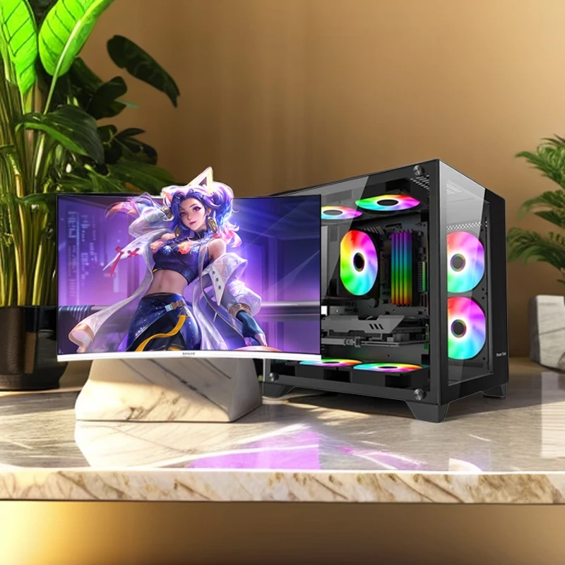 酷睿i7i5/6G独显 吃鸡 设计/PS/Pr/CAD 固态办公游戏电脑台式机