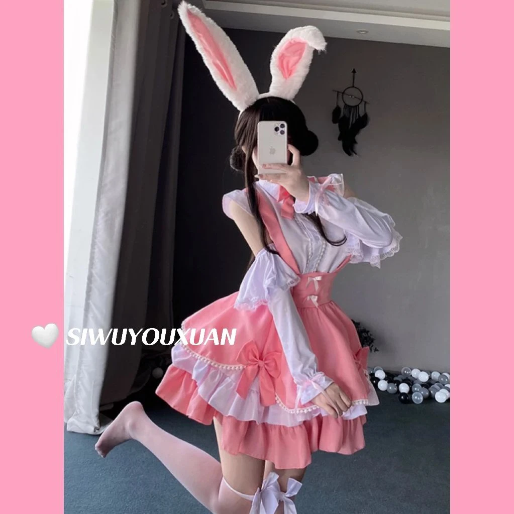 私物优选【日系动漫少女lolita蝴蝶结连衣裙软妹少女裙公主睡裙】