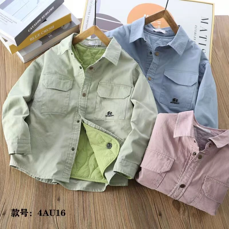 男童纯棉儿童格子衬衣2024春秋新款宝宝长袖上衣春秋款