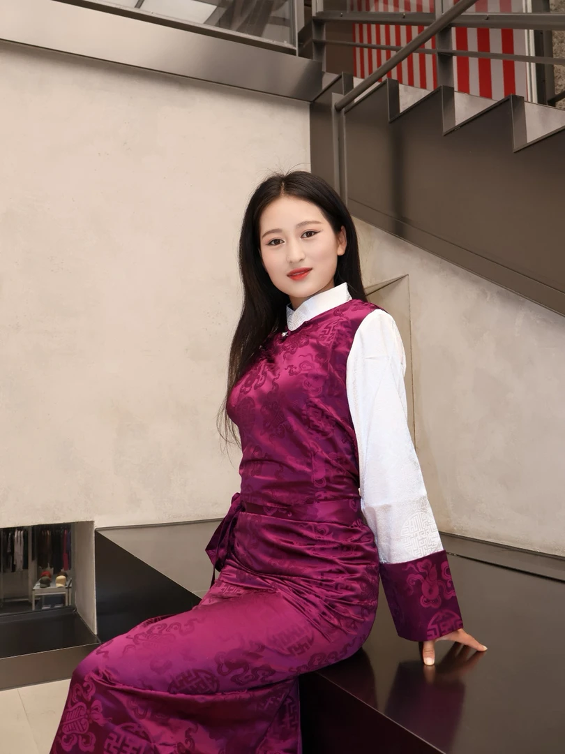 泽玉|「立领博拉」西藏服博拉民族风服装藏装藏服网红时尚气质长袖