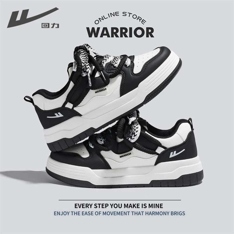 Warrior/回力新款低帮百搭小众潮流潮鞋女款港风增高休闲韩版秋季