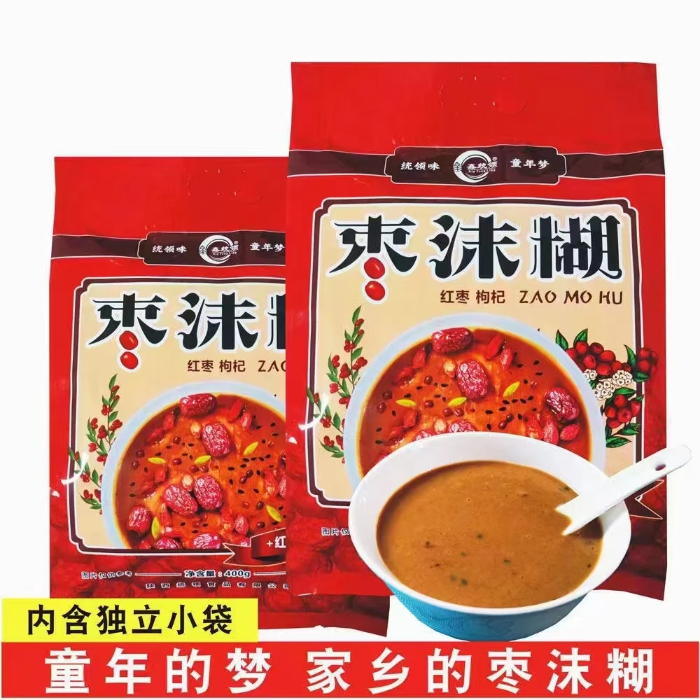 陕西特产枣沫糊红枣粉枸杞沫糊大荔同州营养早餐粥枣饮品