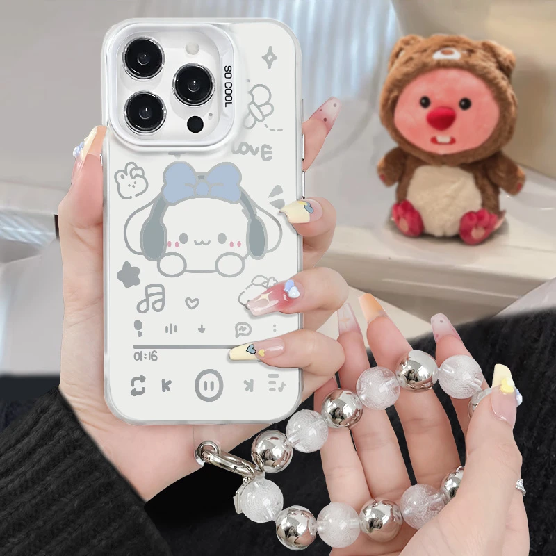 适用于苹果华为OPPO/VIVO彩银壳创意彩银ins玉桂狗小米IQOO手机壳