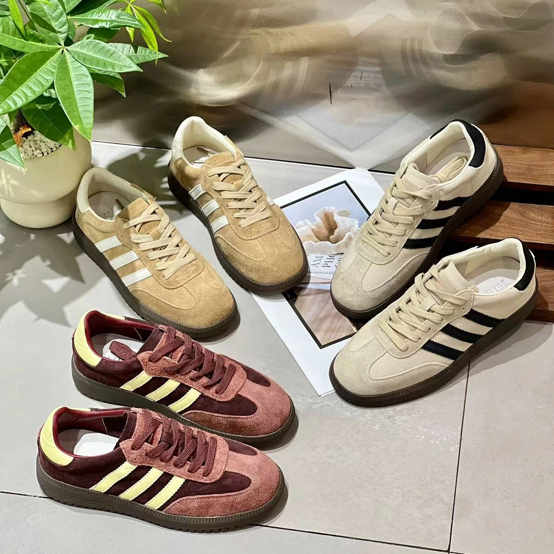 881-01秋季新款休闲德迅鞋 时尚百搭软底复古潮流潮鞋厚底系带