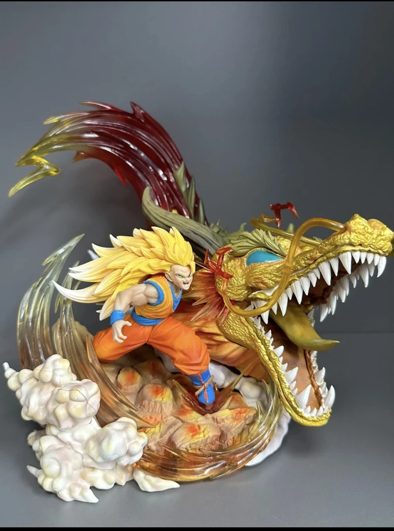 七龙珠系列 高23厘米 LS龙拳爆发超三悟空 手办模型摆件