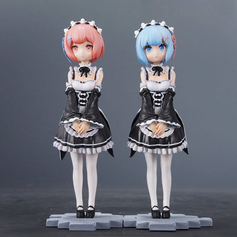 从零开始的异世界生活的幼年蕾姆拉姆手办可爱美少女动漫模型摆件